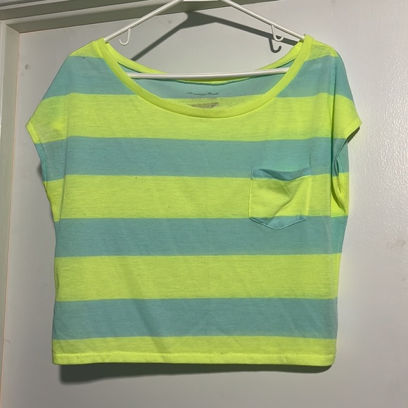 American eagle outfitters neon cropped box top - Picture 4 of 4